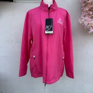Zero Restriction Women's Pink Lightweight windbreaker